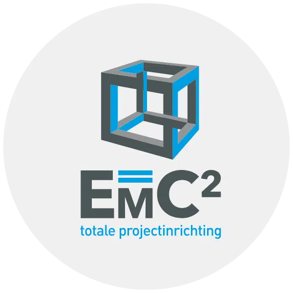 Logo e=mc2 totale projectinrichting 2