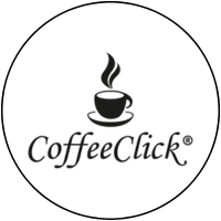 Logo van Coffeeclick bij testimonial over projectinrichting door E=MC²