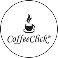 Logo van Coffeeclick bij testimonial over projectinrichting door E=MC²