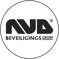 Logo van NVD Beveiliging bij testimonial over projectinrichting door E=MC²