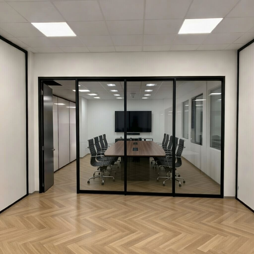 Voor - transparant glas