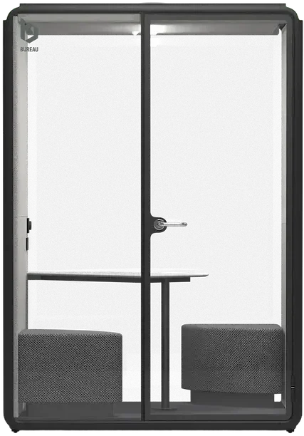 duo belcel voor overleg en samenwerken kantoor